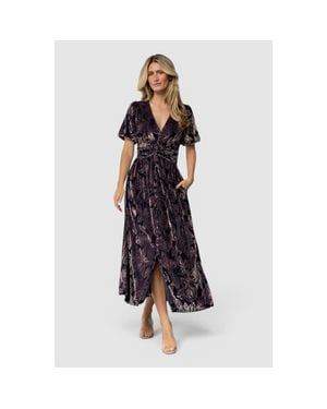 Baltic Born Dahlia Velvet Dress - Blue
