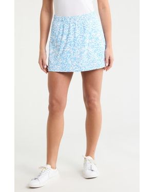 G/FORE Scribble Print Tech Golf Skort - Blue