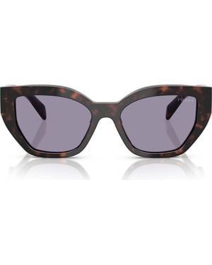 Prada 53Mm Butterfly Sunglasses - Brown