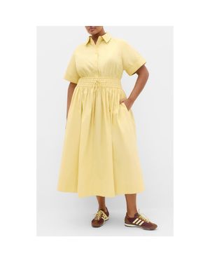 City Chic Lana Shirtdress - Yellow