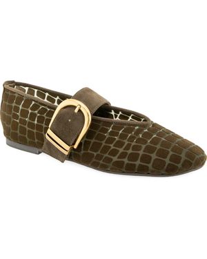 Kenneth Cole Tamarra Mary Jane Flat - Brown