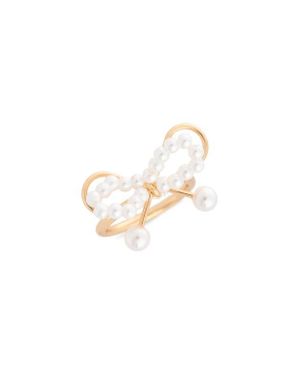 BP. Pretty Faux Pearl Ring - White