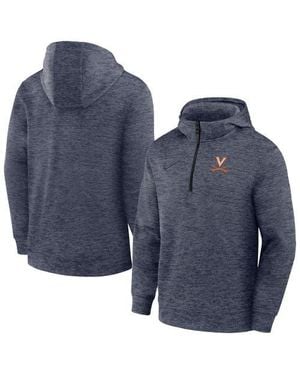 Nike Virginia Cavaliers Coaches Dri-Fit Half-Zip Hoodie - Blue