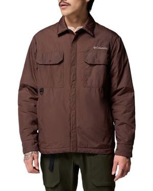 Columbia Landroamer Water Repellent Shirt Jacket - Brown