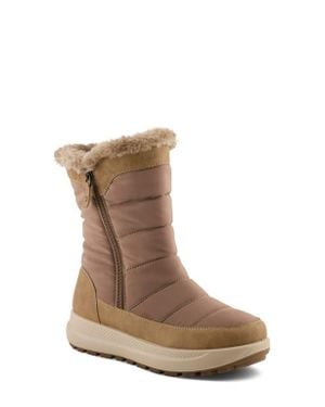 Flexus by Spring Step Leader Faux-Fur Lined Boot - Brown