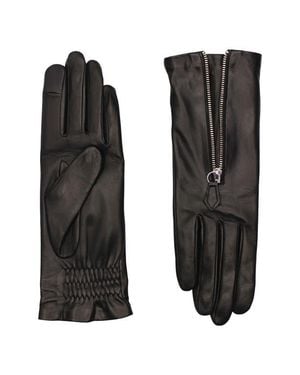 Agnelle Jane Lambskin Glove Lined - Black