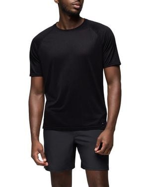 Prana Natural Flow Performance Short Sleeve T-Shirt - Black