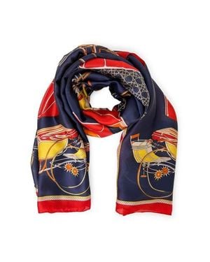 Youzey The Landau Ultrasoft Lightweight Scarf - Blue