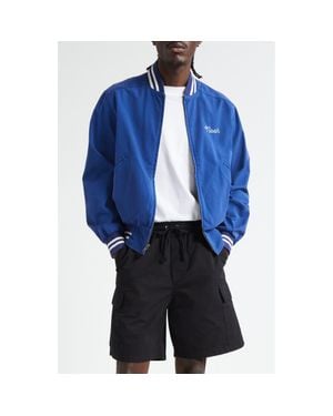 Noah Cotton Varsity Jacket - Blue