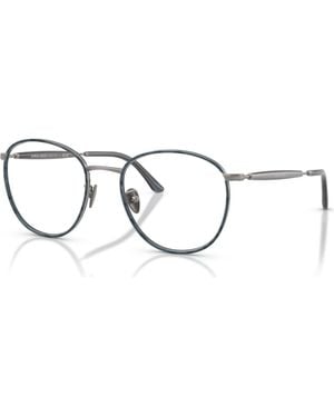 Giorgio Armani 50Mm Phantos Optical Glasses - Metallic
