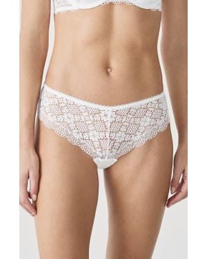 Etam Souffle Lace Briefs - White