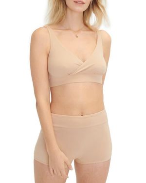HATCH Crossover Pima Cotton Blend Nursing Bra - Multicolor