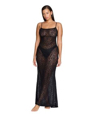 CUUP The Long Slip Dress - Black