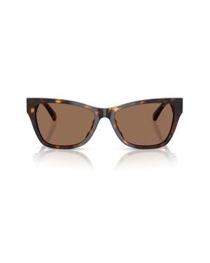 Jimmy Choo 55Mm Pillow Sunglasses - Brown