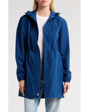 The North Face Daybreak Water Repellent Mid Rain Parka - Blue