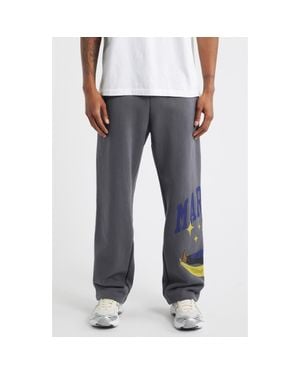 Market Night Rider Graphic Sweatpants - Gray