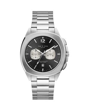 Rag & Bone Bleeker Chronograph Bracelet Watch, 42Mm - Metallic