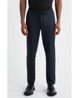 Brax Phil K Elastic Waist Stretch Jersey Pants - Blue