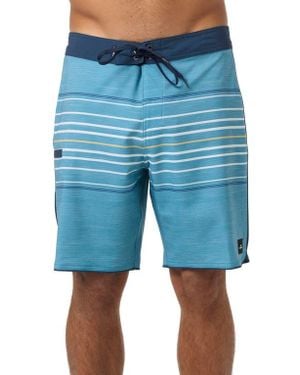 O'neill Sportswear Hyperfreak Heat Stripe Swim Trunks - Blue