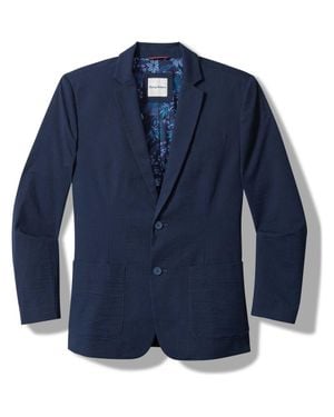 Tommy Bahama Nova Wave Stretch Cotton Seersucker Sport Coat - Blue