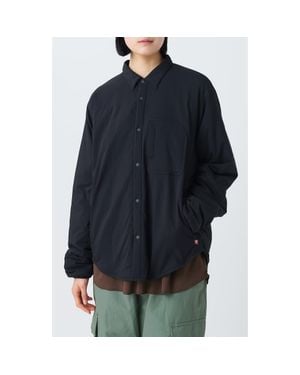 Snow Peak Flexible Insulated Water Repellent Shirt Jacket - Blue