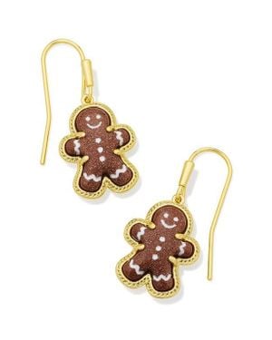 Kendra Scott Gingerbread Drop Earrings - Metallic