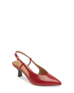 Madewell The Debbie Slingback Pump - Red