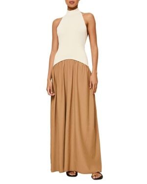 Solid & Striped The Soglio Halter Maxi Dress - Natural
