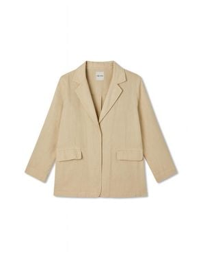 VIR VITA Margaret Linen Blazer - Natural