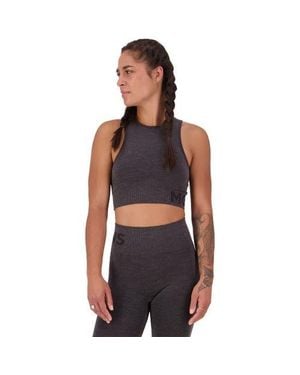 Mons Royale Solace Merino Seamless Tank Top - Black