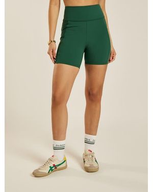 Be Athletica Be 180 High-Wasted Cycling Shorts - Green