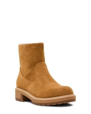 Blondo Nappa Waterproof Suede Bootie - Brown