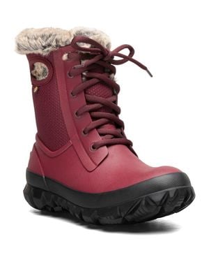 Bogs Arcata Dash Insulated Waterproof Snow Boot - Red