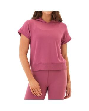 Threads For Thought Sammie Short Sleeve Hoodie - Purple