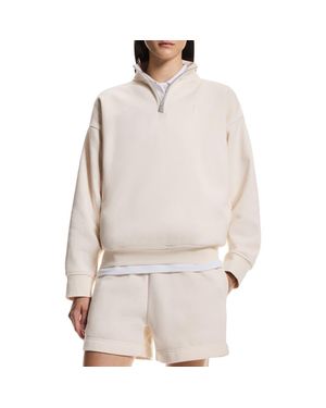 On Shoes Club Collective Quarter Zip Sweatshirt - White