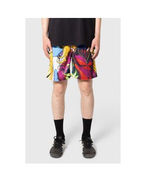 Pleasures X Daft Punk Interstella Satin Shorts - Multicolor