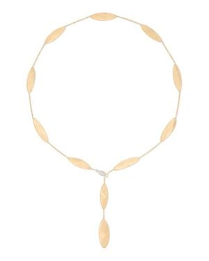 Marco Bicego Lunaria Diamond Twist Necklace - White