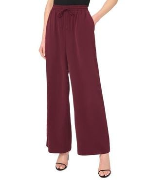 Halogen® Drawstring Pants - Red