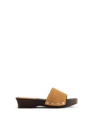 Madewell The Callen Clog Sandal - Brown