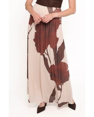 Petal & Pup Cascade Print Maxi Skirt - Pink