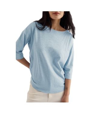Seasalt Cornwall Tremayne Quay Organic Cotton Top - Blue