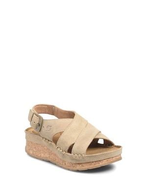 Børn Kavala Wedge Sandal - Natural