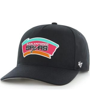 '47 San Antonio Spurs Hardwood Classics Hitch Adjustable Hat - Black