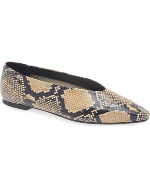 Aeyde Betty Pointed Toe Flat - Blue