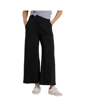 Toad & Co. Chaka Wide Leg Crop Pant - Black