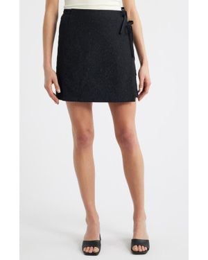 Scotch & Soda Tie Wrap Miniskirt - Black