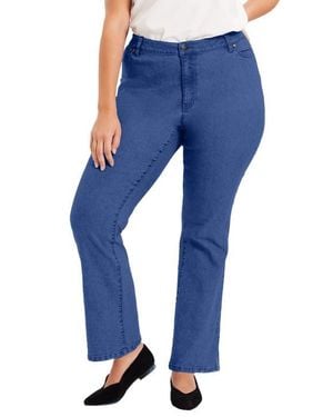 June + Vie Curvie Fit Bootcut Jeans - Blue