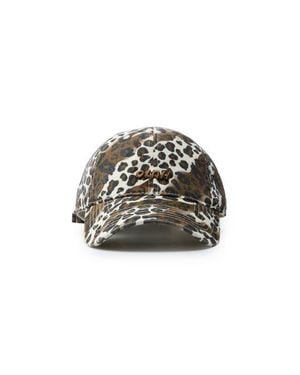 OLAH Leopard Print Baseball Cap - Multicolor
