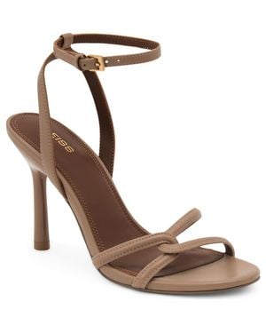 Reiss Annabelle Leather Ankle Strap Sandal - Brown