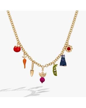 ALEX AND ANI Farmers' Market Charm Necklace - Metallic